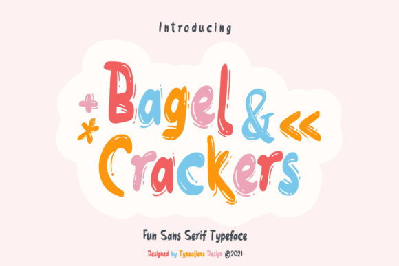 Bagel & Crackers: A Playful Display Font for Creative Projects
