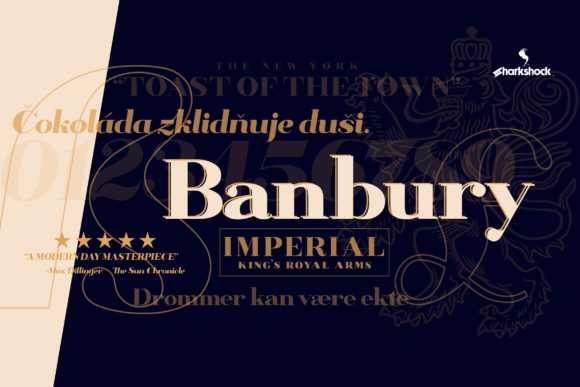 Banbury: A Neo Classical Display Typeface for Elegant Design