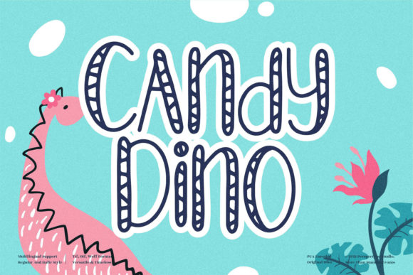 Candy Dino: A Cool and Friendly Display Typeface