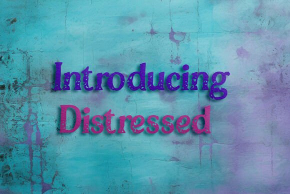 Distressed: A Versatile Display Font with Vintage Character