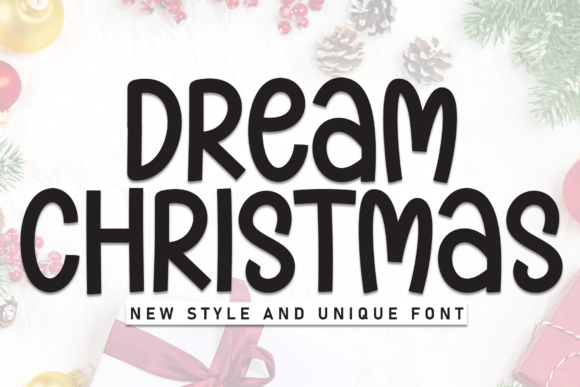 Dream Christmas: A Handwritten Font for Joyful Designs