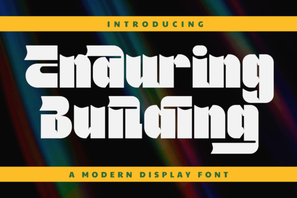 Enduring Building: A Bold, Friendly Display Font
