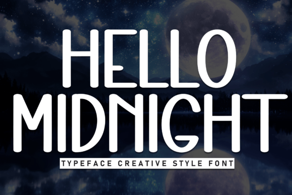 Hello Midnight: A Playful Font for Creative Projects