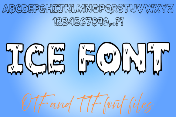 Ice: A Quirky Display Font for Creative Projects