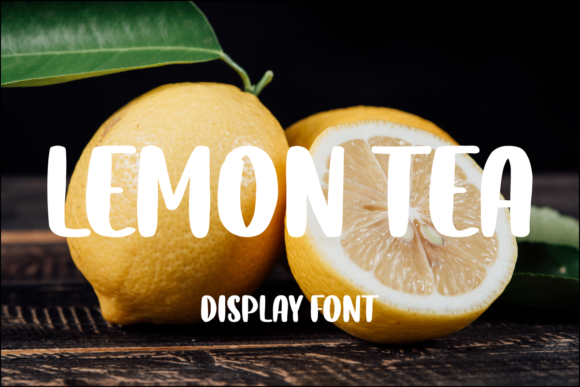 Lemon Tea: A Cool, Refreshing Display Font for Modern Design