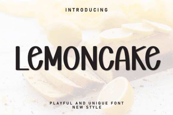 Lemoncake: A Fresh Take on Casual Display Typography
