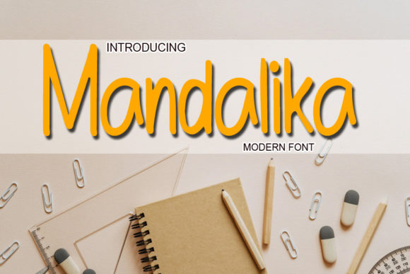 Mandalika: A Creative Font for Modern Design