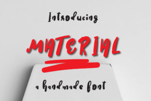 Material: A Bold Display Font for Standout Designs
