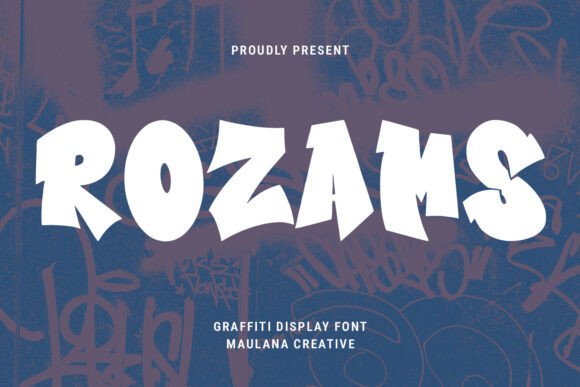 Rozams: Urban Graffiti Font for Bold Design