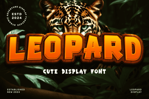 Unleash Bold Energy with the Leopard Display Font