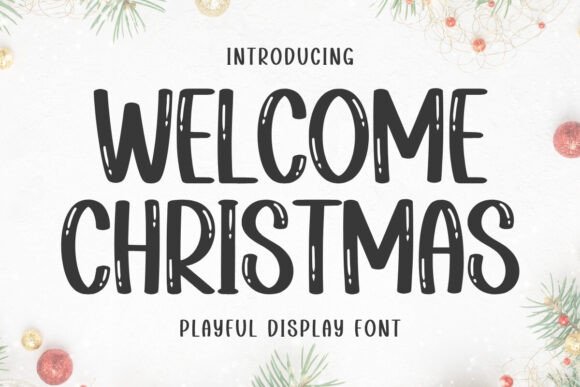 Welcome Christmas: A Clean and Versatile Display Font
