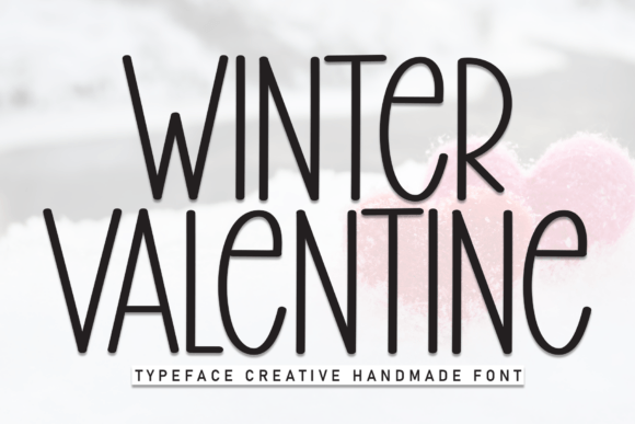 Winter Valentine: A Charming Font for Cozy Designs
